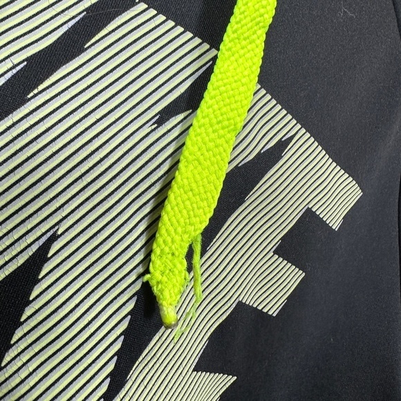 NIKE DRI FIT HOODIE fleece lined sweatshirt with spellout Nike, sz S - Picture 3 of 6